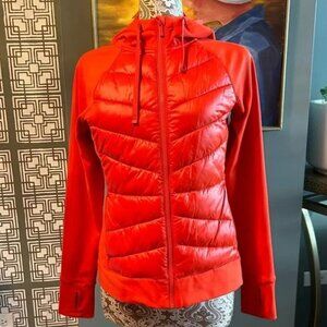 Lou  & Gray Orange Puffer Jacket -zip up